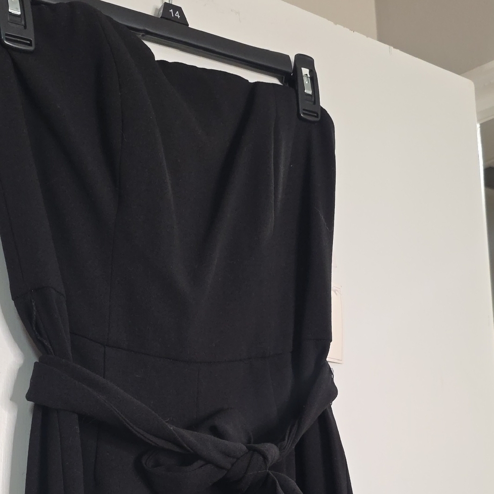1. State Black Strapless Jumpsuit - Picture 3 of 8